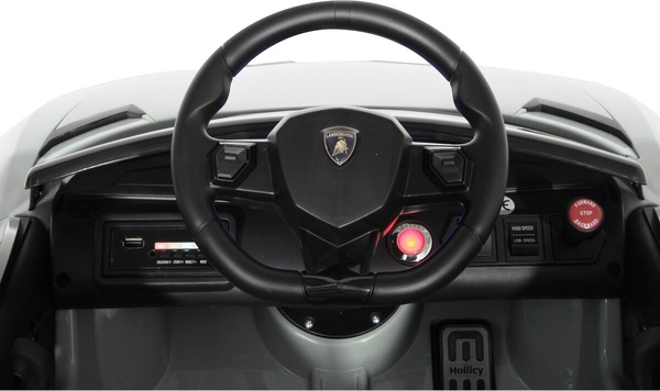 Coche Electrico Lamborghini Aventador SVJ Blanco 12V 2,4GHz